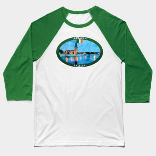 Ballina Ireland Travel Baseball T-Shirt